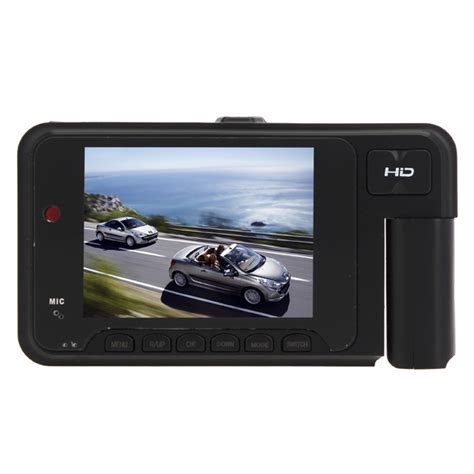 2.7 In Dual Lens Double Channel Car DVR 609 HD Video Recorder DV Black Box - US$58.88 sold out