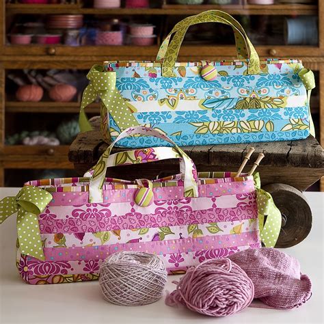 Knitting Bag Sewing Pattern Projects Carry Me Bag - figswoodfiredbistro.com