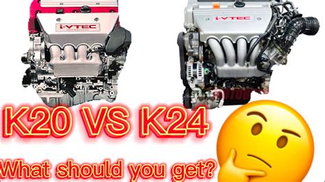 Honda K20 VS K24 (What is better? What should you get?) - YouTube