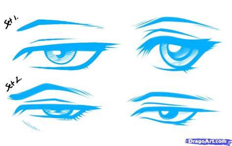 How to Draw Anime Male Eyes