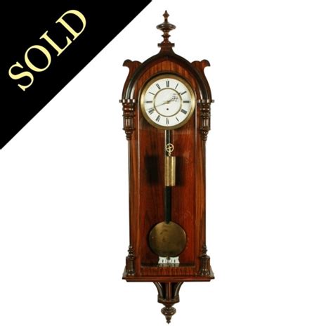 Antique Vienna Regulator Clock | Walnut Cased Wall Clock