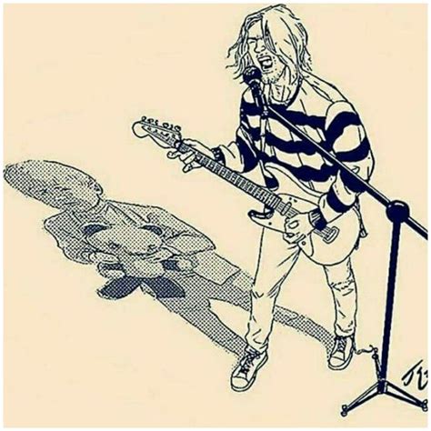 Kurt Cobain Art, Kurt Cobain Photos, Nirvana Kurt Cobain, Arte Gcse, Nirvana Art, Metal Drawing ...