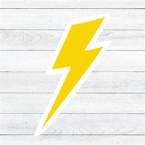 Harry Potter Stickers | 3in Gold Lightning Bolt – CustomStickers.com