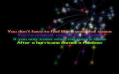 Song Lyric Quotes In Text Image: Firework - Katy Perry Song Quote Image