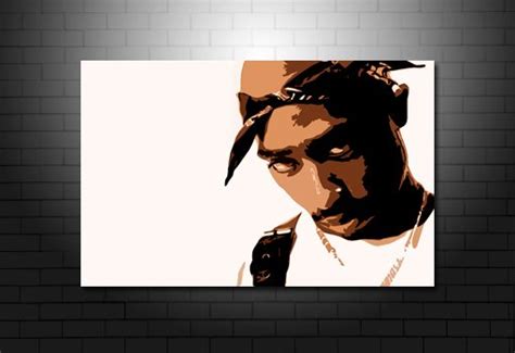 Tupac canvas art