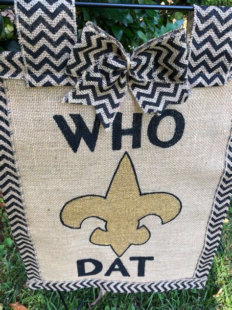 New Orleans Saints Garden Flag | Etsy