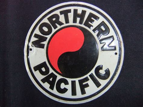 Northern Pacific Vintage Railroad Emblem Sign Northern Pacific 1950s ...