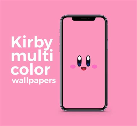 Kirby Multicolor Pack Phone Wallpaper - Etsy