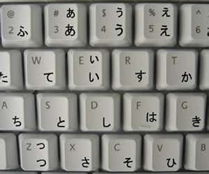 Amazon.com: Japanese Hiragana Transparent Keyboard Stickers with Black letters: Computers ...