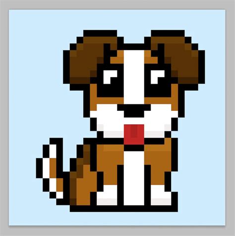 How to Make a Pixel Art Dog - Pixel Art Tutorial