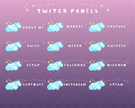 Cute Twitch Panels Free