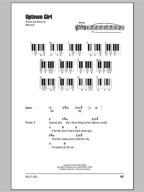 Uptown girl billy joel piano chords - gaswsupport