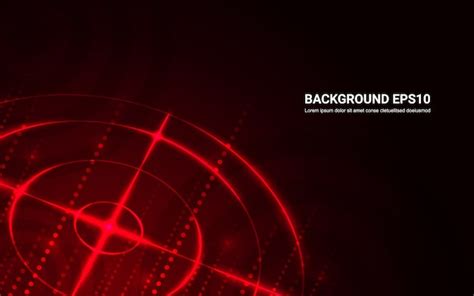 Premium Vector | Abstract red target, shooting range on black background.