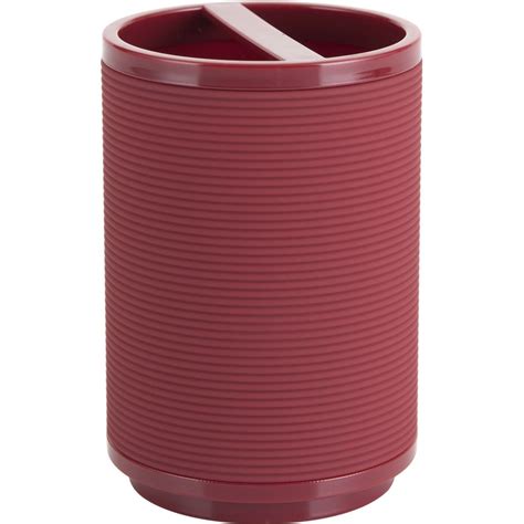 Mainstays Soft Touch Red Toothbrush Holder, 1 Each - Walmart.com ...