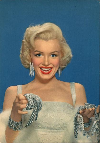 Marilyn Monroe, Diamonds Celebrities Postcard