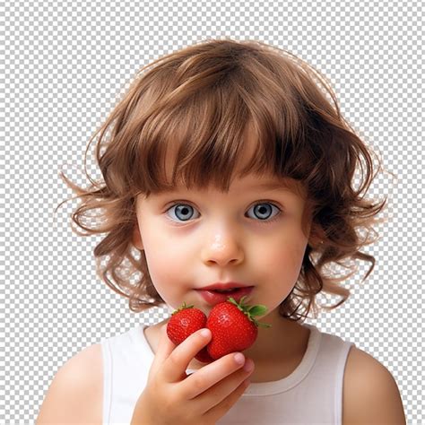 Premium PSD | Kids and healthy fruits