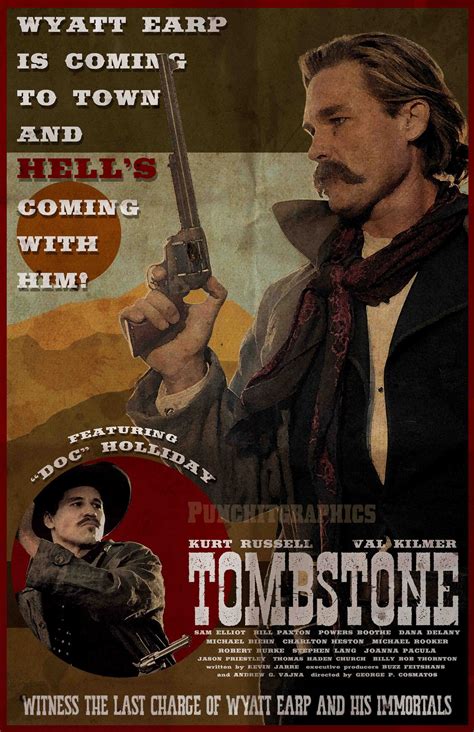 Tombstone Movie Original Poster Art Print 11x17 Inches - Etsy