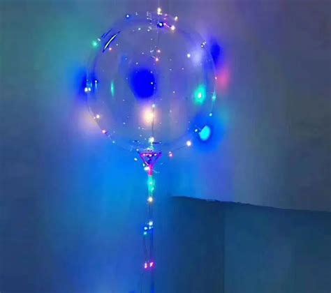 18 Inches Outdoor Transparent Led Balloon Lights,For Christmas New Decoration Air Party Balloon ...