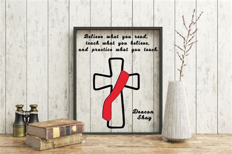 Personalized Deacon Ordination gift frame Deacon's