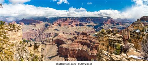 Panorama Grand Canyon Mather Point Arizona Stock Photo 1560724844 ...