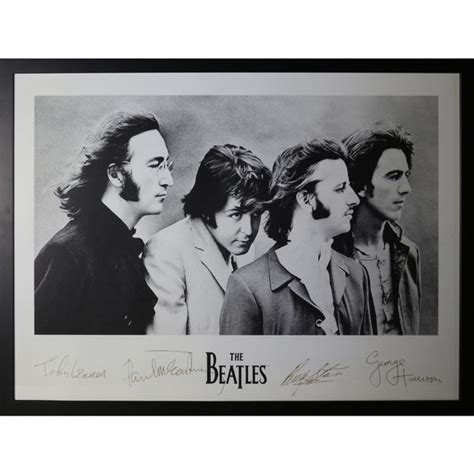 The Beatles Poster Framed – memorabiliawarehouse