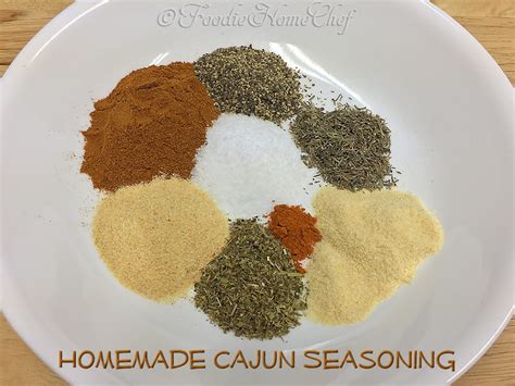 Homemade Cajun Seasoning - Foodie Home Chef