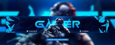 Premium PSD | Gaming youtube banner