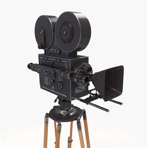 3d Model Vintage Movie Camera