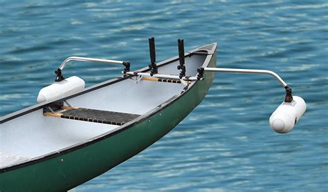 Brocraft Deluxe Canoe Outriggers/Stabilizers for Sight Fishing, Standing & Beginners | Small ...