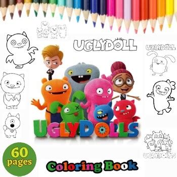 Uglydolls Coloring Book 60 Pages, Coloring Pages Printable,PDF | TPT