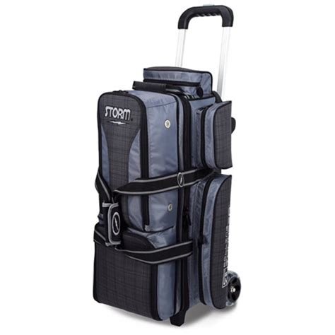 Storm 3 Ball Rolling Thunder Bowling Bag- Plaid/Gray/Black - Walmart ...