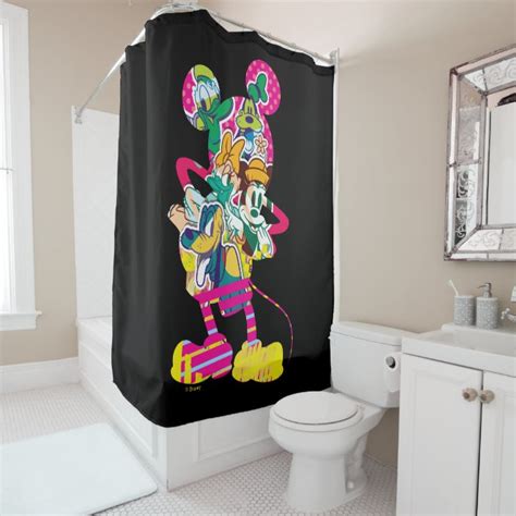 Sensational 6 | Fun Mickey Mouse Shower Curtain | Zazzle.com