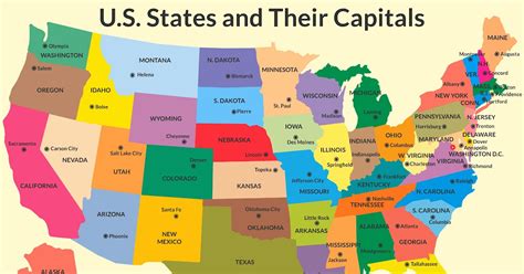 Printable List Of 50 States / States of America in Alphabetical Order - The 50 state coloring ...