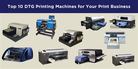 Top 10 DTG Printers with Pricing for Your Print Business - inkXE