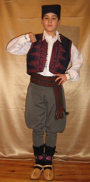 FolkCostume&Embroidery: Men's costume of Šumadija, Serbia