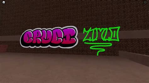 Roblox Grafitti Cruci throw | Roblox Spray Paint | - YouTube