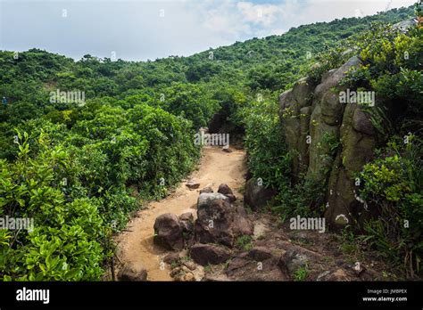 HONG KONG - OCTOBER 23, 2016: Hong Kong hiking trail scenery Stock Photo - Alamy