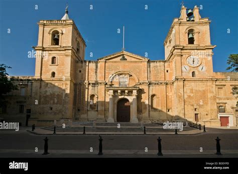 cathedral Valletta, Malta Stock Photo - Alamy