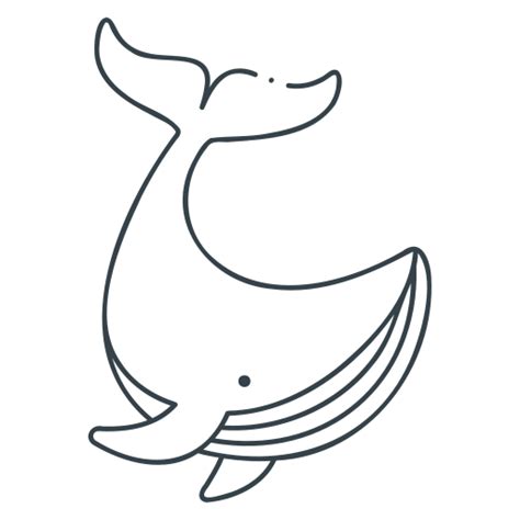 Blue Whale Generic Detailed Outline icon