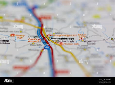 Boroughbridge map hi-res stock photography and images - Alamy