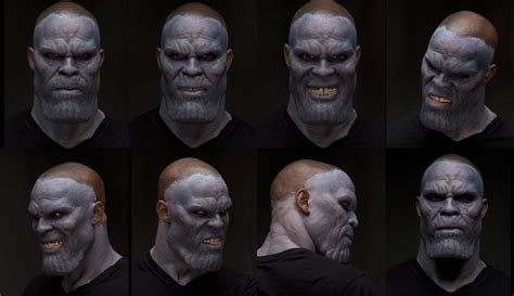 Thanos makeup test for The Avengers (2012) : marvelstudios