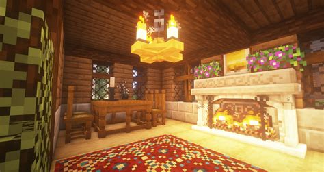 Minecraft Medieval House Interior