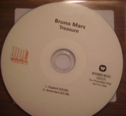 Bruno Mars - Treasure (2013, CDr) | Discogs