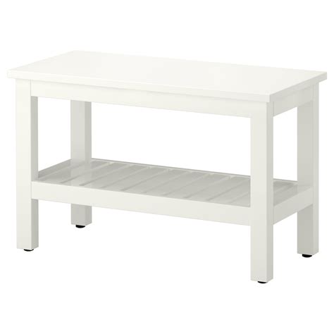 HEMNES Bench, white, 32 5/8" - IKEA