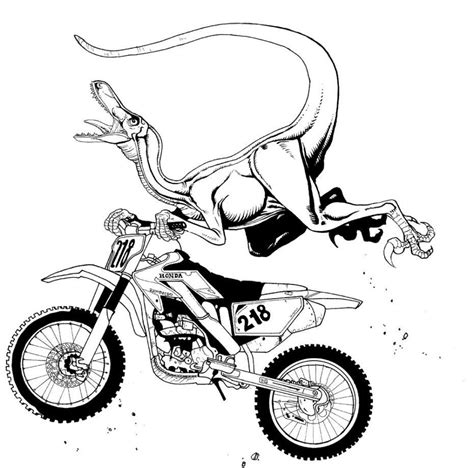 Dirt Bike Coloring Pages