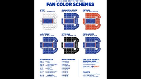 Boise State releases color schemes for each of its home games | ktvb.com