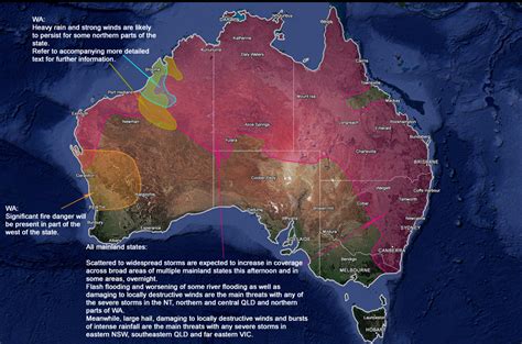 Daily Updated Weather Map Australia | Early Warning Network