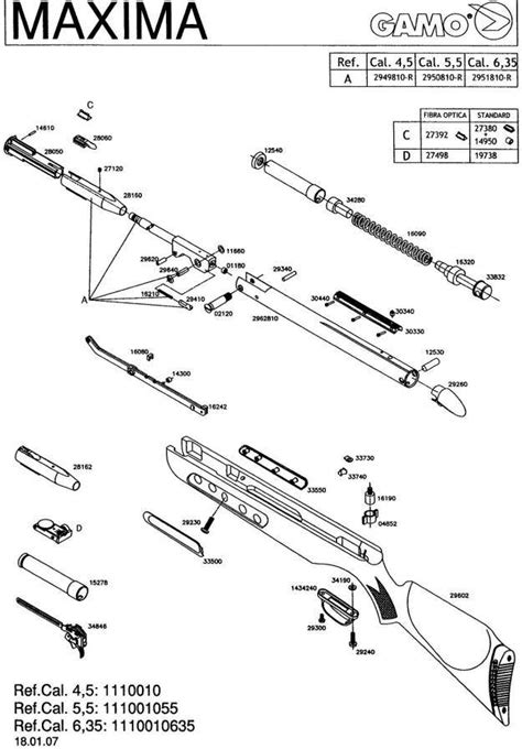 Gamo Air Rifle Parts Diagram - Wiring Site Resource