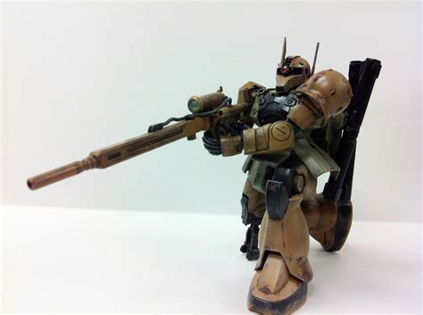 HGUC 1/144 Zaku I Sniper Yonem Kirks Custom Weathered Build