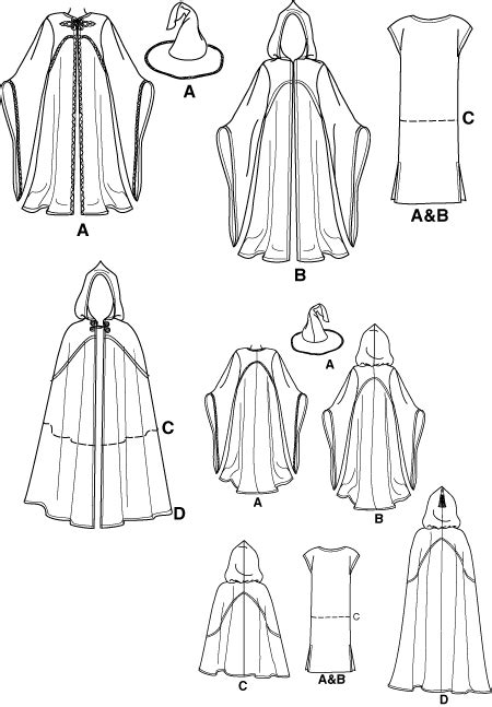 Pintando Ideas: Traje arquera: Capa | Cloak pattern, Sewing patterns ...